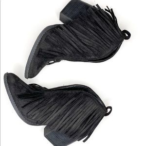 Matisse Coconuts leather fringe booties